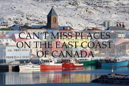best cities to visit east coast canada